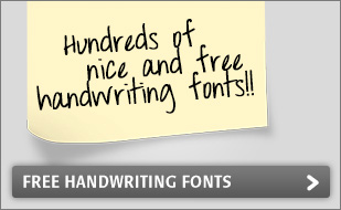 Free Handwriting fonts